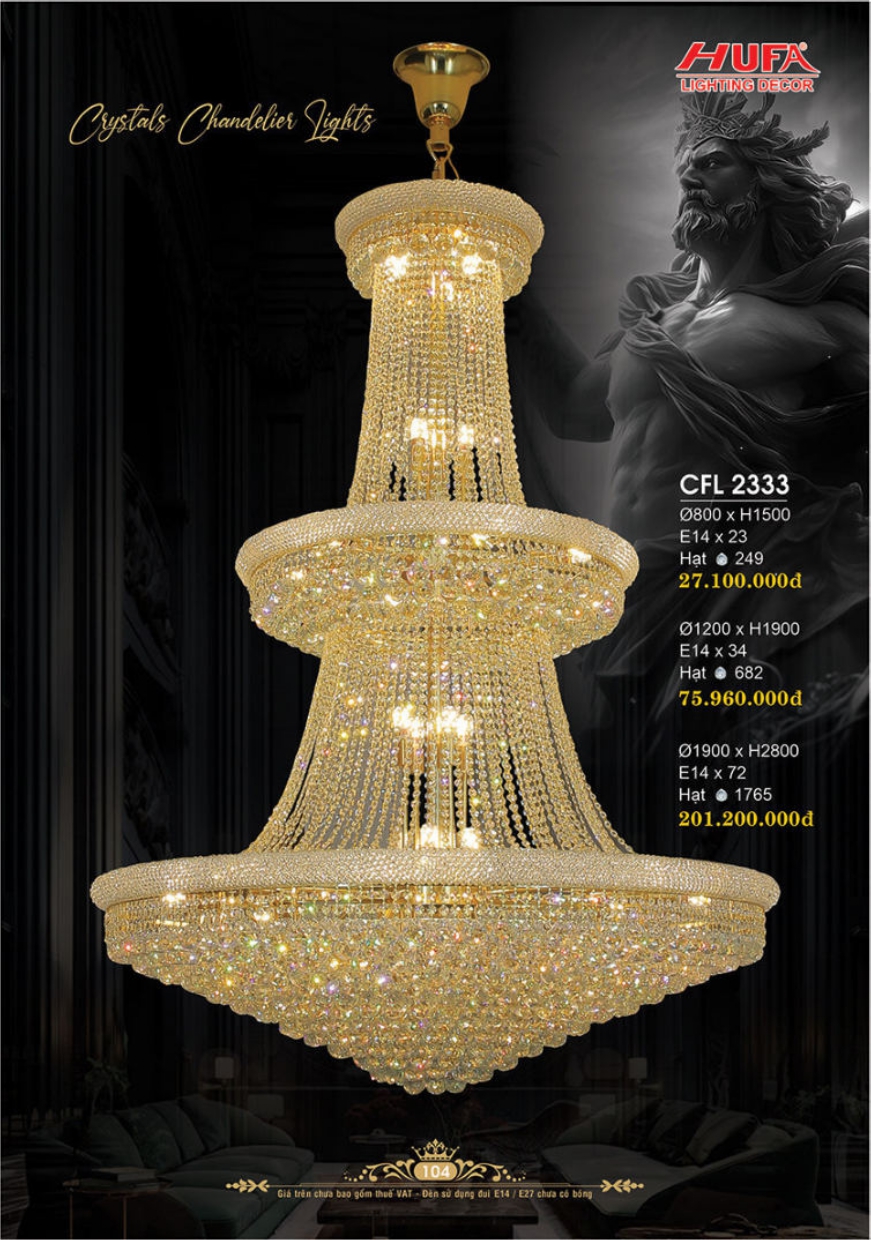 Bảng giá đèn trang trí HUFA